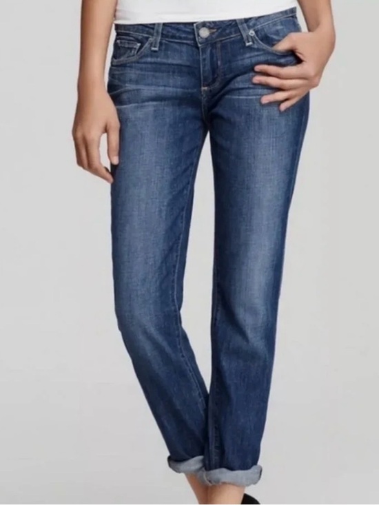 PAIGE Denim - Paige | Jimmy Jimmy Skinny Mid-Rise Boyfriend Jeans in Bondi Sz 28